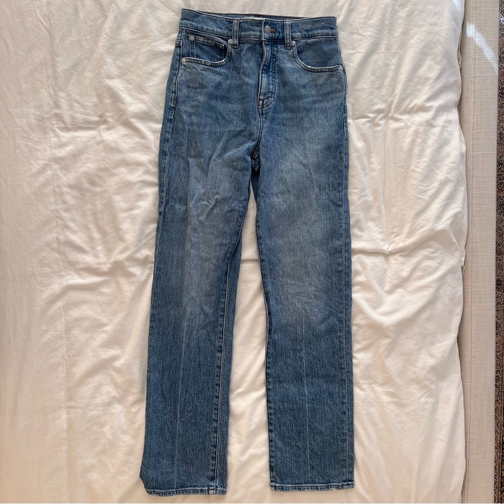 Madewell 90s Straight Medium Wash Denim Jeans